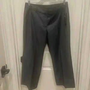 ANNE KLEIN NWT NAVYBLUE/BLACK WAEVE TROUSER PANTS SIZE 12P